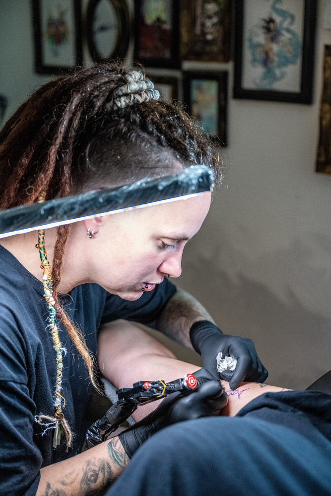 Nastasja Schweda working